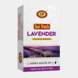 Lavender Dhoop (10 Sticks) - Dhoop Medium Box (Sai Nath) from Chandas Perfumes